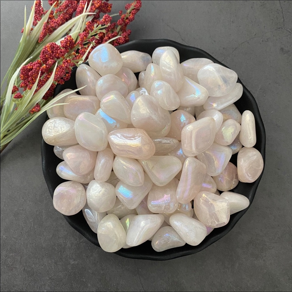 Tumbled Rare Angel Aura Quartz